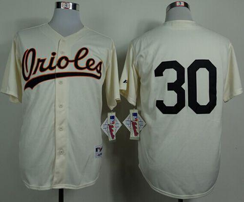 Orioles #30 Chris Tillman Cream 1954 Turn Back The Clock Stitched MLB Jersey - Click Image to Close